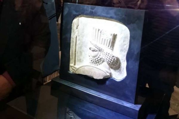 رونمایی از نقش برجسته سرباز هخامنشی در موزه بزرگ خراسان رضوی