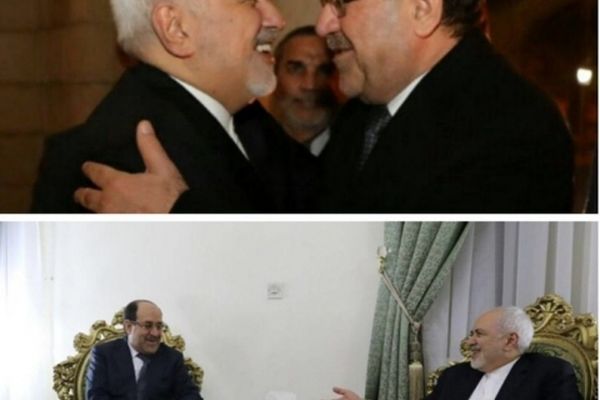 نوری المالکی با ظریف دیدار کرد