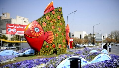 جانمایی ۹۰۰ المان نوروزی در فروردین ۹۸