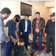مرد بی رحم صحنه قتل همسر و دخترش را بازسازی کرد