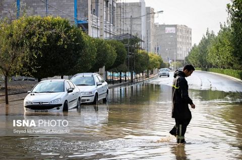 ۴۰ مورد آبگرفتگی در سطح شهر
