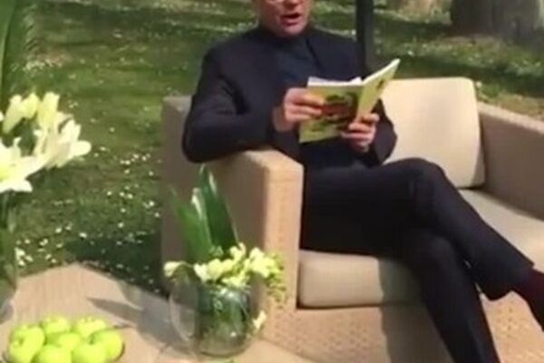 شعرخوانی سفیر آلمان به مناسب عید نوروز+فیلم