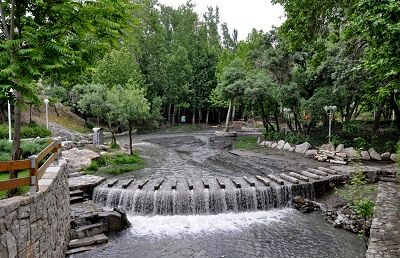 سیلاب در پارک جنگلی وکیل آباد مشهد، دقایقی قبل