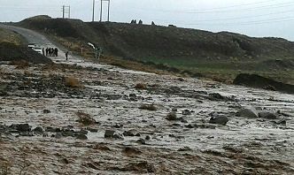 سیل روستای صدخرو در سبزوار