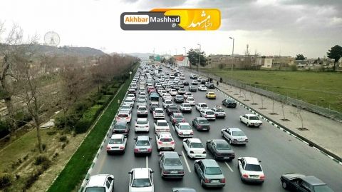 یک میلیون و 600 هزار خودرو وارد مشهد شد