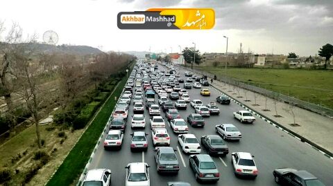 یک میلیون و 600 هزار خودرو وارد مشهد شد