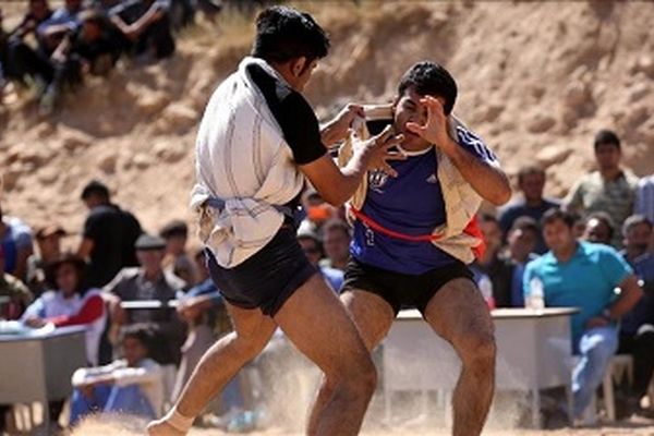 مسابقات پهلوانی کشتی باچوخه در جغتای برگزار شد