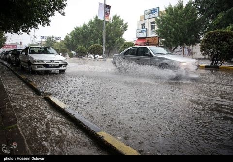 بارش باران در مشهد؛ احتمال سیلابی شدن مسیل‌ها‌