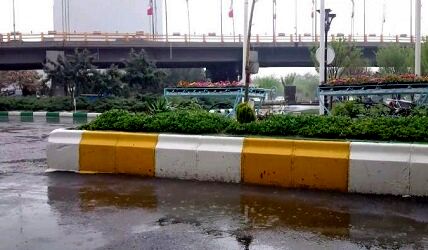 بارش شدید باران در مشهد