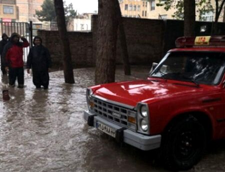 مشکل آبگرفتگی معابر شهر سبزوار رفع شد