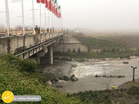 سیلاب در پارک چهل بازه مشهد