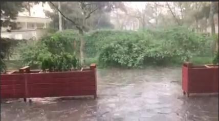 بارش شدید باران در مشهد