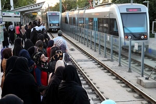 بلیت قطارشهری مشهد از ۲۳ فروردین ۱۵۰ تومان گران شد