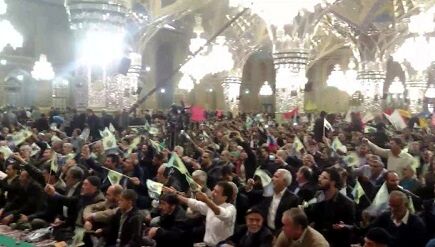 جشن نیمه شعبان در حرم امام رضا علیه‌السلام