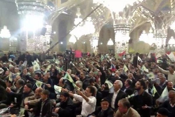 جشن نیمه شعبان در حرم امام رضا علیه‌السلام