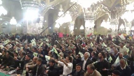 جشن نیمه شعبان در حرم امام رضا علیه‌السلام