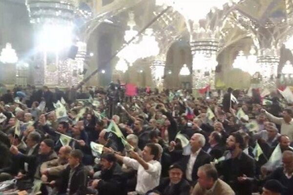 جشن نیمه شعبان در حرم امام رضا علیه‌السلام
