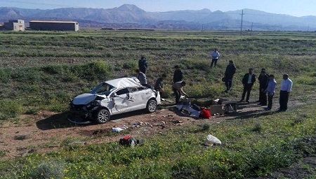 سوانح رانندگی در سبزوار 8 مجروح بر جای گذاشت