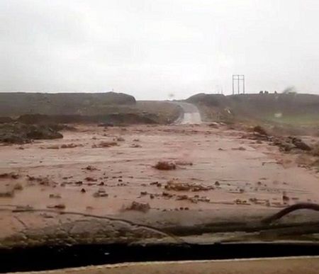 جاده کدکن در مسیر تربت حیدریه - نیشابور مسدود شد