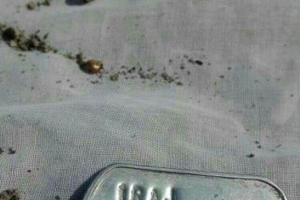 پلاک کشف شده در منطقه شطیط آبادان متعلق به شهید مفقود الاثر نیست