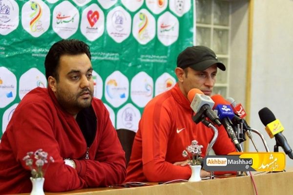 نشست خبری سرمربی تیم فوتبال پدیده شهر خودرو