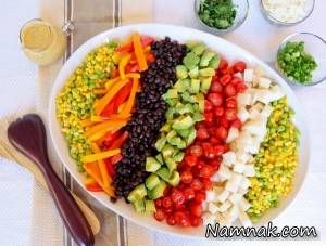 سالادهای لاغری+ دستور تهیه خانگی