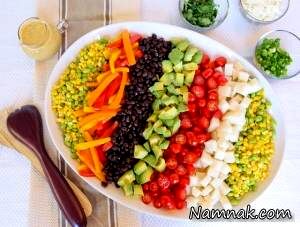 سالادهای لاغری+ دستور تهیه خانگی