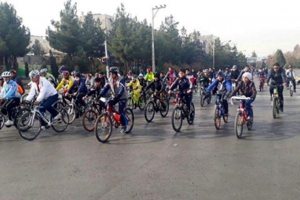 برگزاری همایش دوچرخه سواری در مشهد