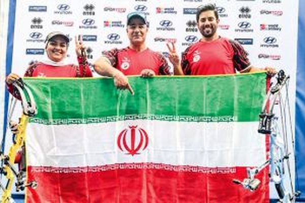 برنز جهانی بر گردن بانوی کمان‌دار مشهدی