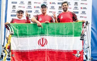 برنز جهانی بر گردن بانوی کمان‌دار مشهدی