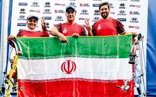 برنز جهانی بر گردن بانوی کمان‌دار مشهدی
