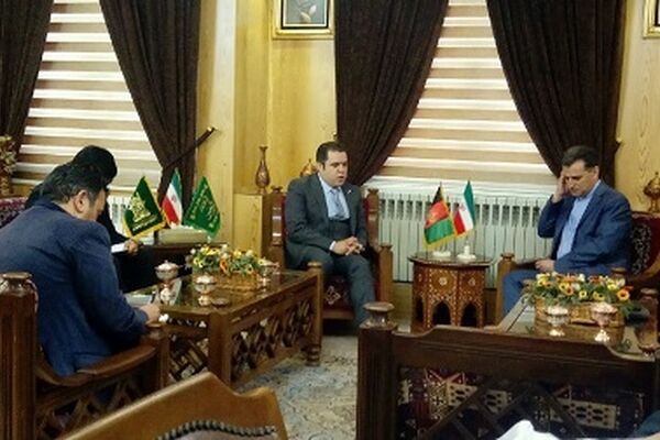 دیدار سرکنسول جدید افغانستان با نماینده وزارت خارجه در شمال شرق کشور