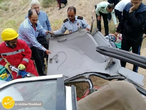 سانحه تصادف در جاده میامی +تصاویر