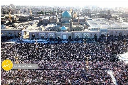 اقامه نماز عید سعید فطر در حرم مطهر رضوی