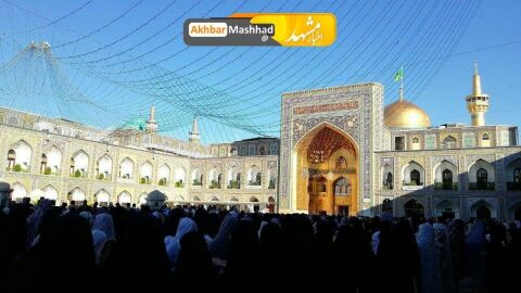 اقامه نماز عید سعید فطر در حرم مطهر رضوی
