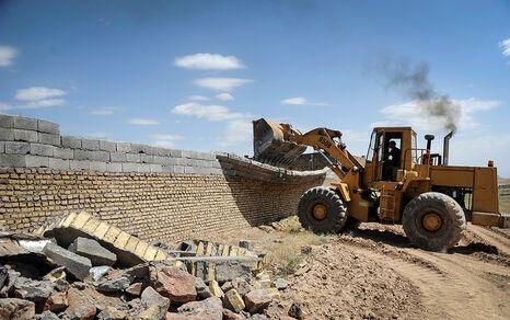 با دستور دادستانی خراسان رضوی؛ ۲۲ قطعه باغ‌ویلای غیرمجاز تخریب شد