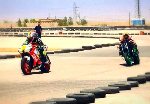 مسابقات چند جانبه موتورسواری در مشهد برگزار شد