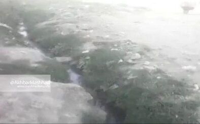 وضعیت نامناسب خیابان طبرسی شمالی ۱۲