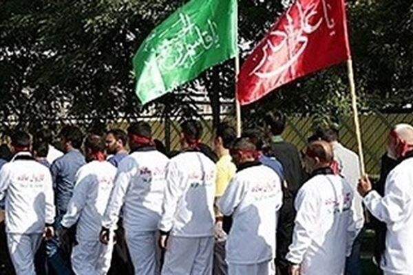 طولانی‌ترین کاروان پیاده مشهد، راهی کربلا شد