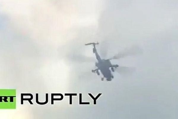 سقوط بالگرد میل۲۸ در یک نمایش هوایی