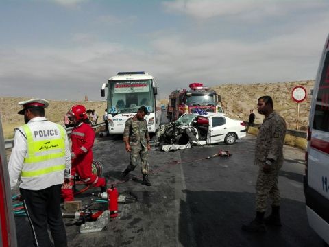 ۳کشته و ۶زخمی در سانحه رانندگی جاده قدیم مشهد به نیشابور