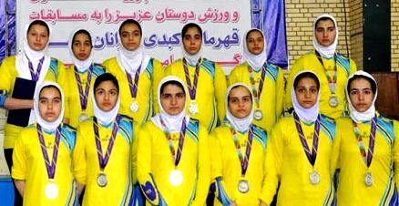 تیم کبدی بانوان خراسان رضوی نائب قهرمان کشور شد
