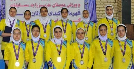 تیم کبدی بانوان خراسان رضوی نائب قهرمان کشور شد