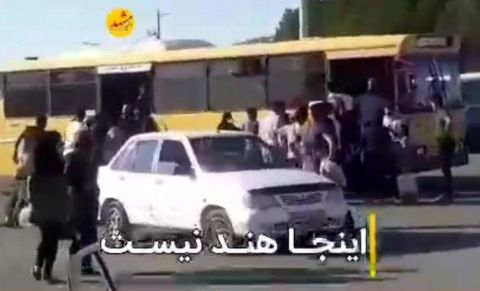 ازدحام در اتوبوس‌های میامی