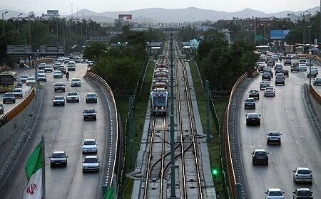 اتصال خط یک قطار شهری مشهد به میدان شهدای طرقبه