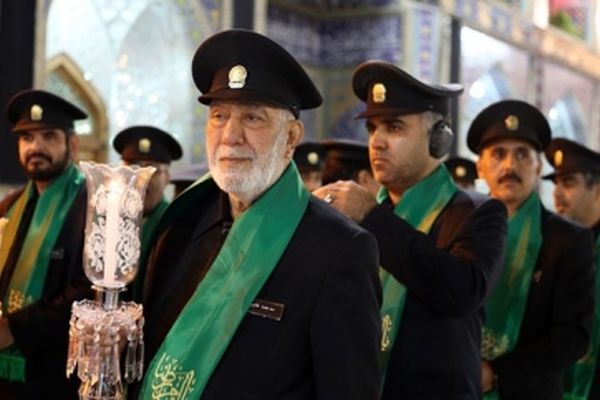 برگزاری مراسم خطبه‌خوانی حرم مطهر رضوی در شب عاشورا