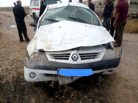 واژگونی خودرو در قوچان چهار مصدوم داشت