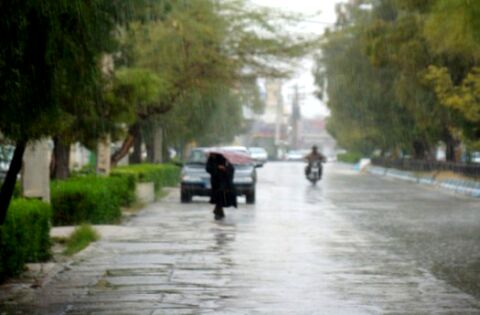 بارش رگباری باران، وزش باد و گردوخاک در خراسان رضوی