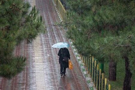 بارش‌های رگباری و پراکنده خراسان رضوی را فرا می‌گیرد
