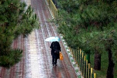 بارش‌های رگباری و پراکنده خراسان رضوی را فرا می‌گیرد